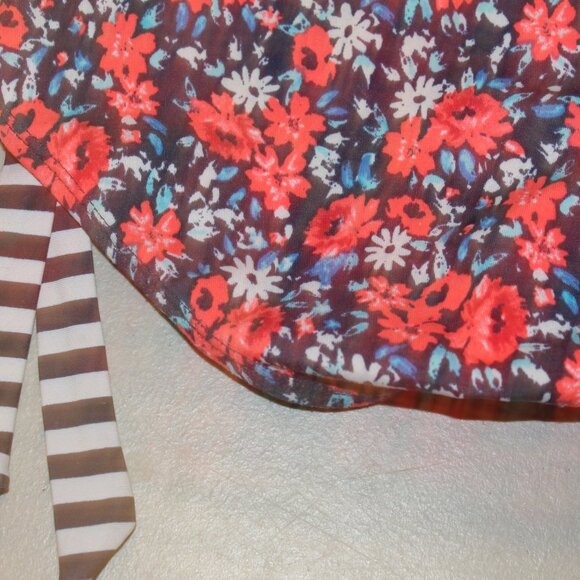 Multi Color 2 Pcs Justice Tankini Swimsuit Size 7 - Picture 10 of 10